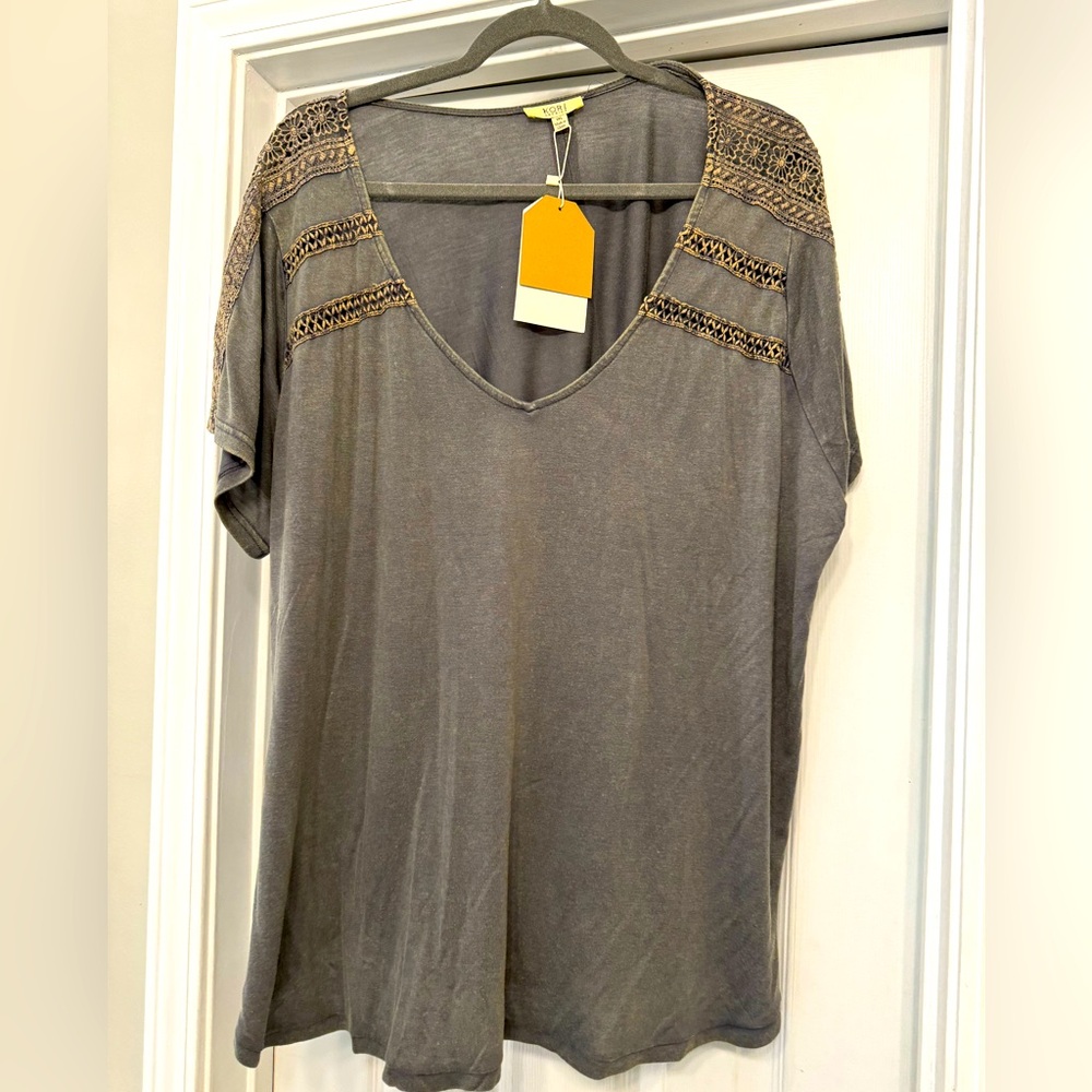 Kori brand top, NWT, size 1X